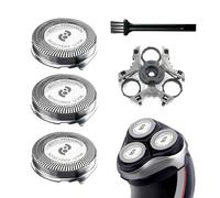 HQ8 Replacement Heads Compatible With Philips Norelco Aquatec Shavers, Replacement blades For norelco HQ8, 3pcs Blades With 1pcs retaining ring