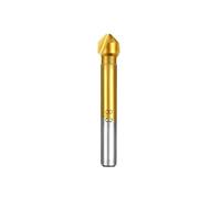 HQABCUTR 3 Flute Countersink Drill Bit 90 Degree Chamfering Tools Chamfer Cutter 6.3-20.5mm Wood Metal Hole Drilling