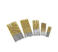 HQABCUTR 50pcs Twist Drill Wood Hole Drilling Tool Set Types