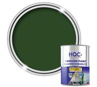 HQC Anti Damp Anti Mould Paint Racing Green 2.5L - Matt Finish Wall & Ceiling Emulsion - Prevents Condensation, Mould & Damp - Breathable, Washable, Easy to Apply, Long-Lasting Protection