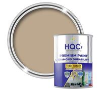 HQC Barn Paint - Sandstone - 2.5 Litre Quick-Drying Outdoor Furniture & Garden Fence Wood Paint
