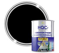 Hqc Masonry Touch Up Paint - Repairs & Covers Brick, Concrete, Pebbledash & Plaster - Black - 2.5L