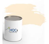 HQC Matt Emulsion Paint for Bathroom Walls | Stain Blocker | Use in Moist & Damp Areas | Low Odour & Quick Dry 0.5L Magnolia