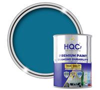 Hqc Matt Emulsion Paint - Matt Finish For Interior Walls & Ceilings - Marina Blue - 10L