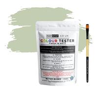 HQC Paint Wall and Ceilings Matt | Sample Colour Tester Pot with Brush | Quick Drying Quality Interior Paint | Contemporary Finish | Sage Green Colour 25ml