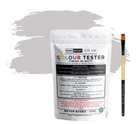HQC Paint Wall and Ceilings Matt | Sample Colour Tester Pot with Brush | Quick Drying Quality Interior Paint | Contemporary Finish | Dove Grey Colour 25ml