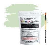 HQC Paint Wall and Ceilings Matt | Sample Colour Tester Pot with Brush | Quick Drying Quality Interior Paint | Contemporary Finish | Mint Green Colour 25ml
