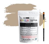HQC Paint Wall and Ceilings Matt | Sample Colour Tester Pot with Brush | Quick Drying Quality Interior Paint | Contemporary Finish | Sandstone Colour 25ml