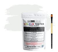 HQC Paint Wall and Ceilings Matt | Sample Colour Tester Pot with Brush | Quick Drying Quality Interior Paint | Contemporary Finish | Light Grey Colour 25ml
