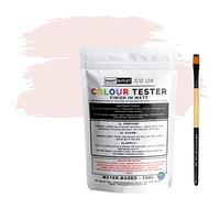 HQC Paint Wall and Ceilings Matt | Sample Colour Tester Potwith Brush | Quick Drying Quality Interior Paint | Contemporary Finish | Baby Pink Colour 25ml