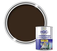 HQC Weather Shield Brown Smooth Masonry Paint | 1L in 30+ Colours | Storm Proof, Scrub Resistance & Waterproof | Weatherproof Technology Designed with Acrylic Resin for Ultimate Protection