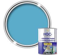 HQC Weather Shield Brown Smooth Masonry Paint | 2.5L in 30+ Colours | Scrub Resistance, Waterproof | Weatherproof Technology Designed with Acrylic Resin for Ultimate Protection (Pale Blue)