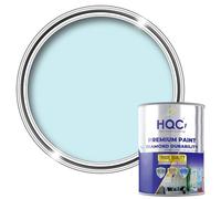 HQC Weather Shield Light Blue Smooth Masonry Paint | 1L in 30+ Colours | Storm Proof, Scrub Resistance & Waterproof | Weatherproof Technology Designed with Acrylic Resin for Ultimate Protection