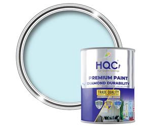 HQC Weather Shield Light Blue Smooth Masonry Paint | 1L in 30+ Colours | Storm Proof, Scrub Resistance & Waterproof | Weatherproof Technology Designed with Acrylic Resin for Ultimate Protection