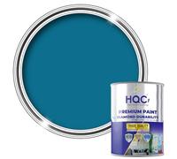 HQC Weather Shield Marina Blue Smooth Masonry Paint | 1L in 30+ Colours | Storm Proof, Scrub Resistance & Waterproof | Weatherproof Technology Designed with Acrylic Resin for Ultimate Protection