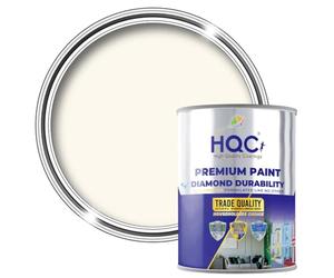 HQC Weather Shield Masonry Paint - Ivory - 5 Litre | Exterior Paint Suitable For All Outdoor Bricks, Concrete & Patios | Storm-Proof - Weatherproof Technology | Durable Matt Emulsion