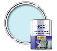 HQC Weather Shield Masonry Paint - Light Blue - 5 Litre | Exterior Paint Suitable For All Outdoor Bricks, Concrete & Patios | Storm-Proof - Weatherproof Technology | Durable Matt Emulsion