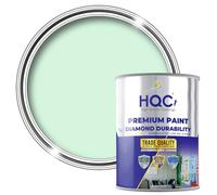 HQC Weather Shield Masonry Paint - Mint Green - 5 Litre | Exterior Paint Suitable For All Outdoor Bricks, Concrete & Patios | Storm-Proof - Weatherproof Technology | Durable Matt Emulsion