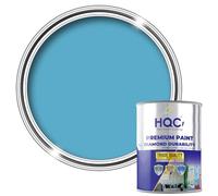 HQC Weather Shield Pale Blue Smooth Masonry Paint | 1L in 30+ Colours | Storm Proof, Scrub Resistance & Waterproof | Weatherproof Technology Designed with Acrylic Resin for Ultimate Protection