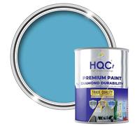 HQC Weather Shield Pale Blue Smooth Masonry Paint | 1L in 30+ Colours|Storm Proof, Scrub Resistance & Waterproof|Weatherproof Technology Designed with Acrylic Resin for Ultimate Protection