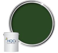 HQC Weather Shield Racing Green Smooth Masonry Paint | 2.5L in 30+ Colours | Storm Proof, Scrub Resistance | Weatherproof Technology Designed with Acrylic Resin for Ultimate Protection
