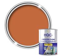HQC Weather Shield Smooth Masonry Paint | 2.5L in 30+ Colours | Scrub Resistance & Waterproof | Weatherproof Technology Designed with Acrylic Resin for Ultimate Protection (Terracotta)