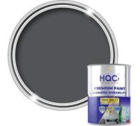 HQC Weather Shield Smooth Masonry Paint | 2.5L in 30+ Colours | Storm Proof, Scrub Resistance | Weatherproof Technology Designed with Acrylic Resin for Ultimate Protection (Satin Classic Grey)