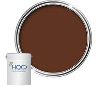 HQC Weather Shield Smooth Masonry Paint | 5L in 30+ Colours | Storm Proof, Scrub Resistance & Waterproof | Weatherproof Technology Designed with Acrylic Resin for Ultimate Protection Leaf Brown