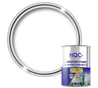 HQC Weather Shield Smooth Masonry Paint | 5L in 30+ Colours | Storm Proof, Scrub Resistance & Waterproof | Weatherproof Technology Designed with Acrylic Resin for Ultimate Protection Brilliant White