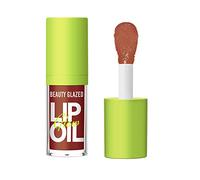 HQDA Big Brush Head Pink Lip Gloss Moisturizing Jelly Lip Gloss Oil Long Lasting Liquid Lipsticks Non-stick Cup Lip Tint Lip Glaze Fresh Texture Lip Gloss (#108), 1
