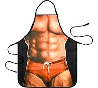 HQdeal Funny Aprons for Men Secret Santa Gifts Novelty Apron Mens Gifts for Christmas Birthday Valentine Creative Novelty Gifts for Dad/Husband/Boyfriend/Him Gifts for Men Who Have Everything