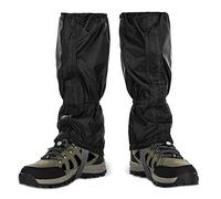 HQdeal Hiking Gaiters Leg Gaiters, 600D Oxford Waterproof Warmth Gaiters for Mountain Snow, Hiking, Skiing, Walking, Climbing, Hunting