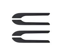 HQEJKCIOF Car Outer Door Handle ABS Door Handle Protector Wrap Accessories Made Carbon Fiber Color Cover for Model for 3 for Y for Launch