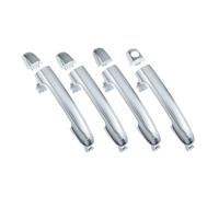 HQEJKCIOF Car Outer Door Handle Plastic 1/2/4 Pcs Black Chrome Exterior Car Door Handle Front Rear Left Right for Hyundai for Sonata 2006-2010 2.4L 3.3L