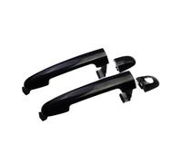 HQEJKCIOF Car Outer Door Handle Plastic 1/2/4 Pcs Black Chrome Exterior Car Door Handle Front Rear Left Right for Hyundai for Sonata 2006-2010 2.4L 3.3L
