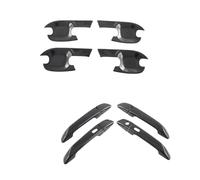HQEJKCIOF Car Outer Door Handle Plastics Door Handle Trim External Protective Carbon Fiber Styling Stickers for Isuzu for DMAX for D-MAX D MAX 2021 2022 2023