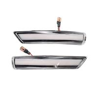 HQEJKCIOF Lens Dynamic Sequential Dynamic Turn Signal Light Side Wing Rearview Mirror Indicator Repeater For Focus 2 For 3 For 4 Mk4