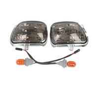 HQEJKCIOF Motorbike Turning Indicators Motorcycle Plastic Front Left Right Turn Signal Lights For Go&ldWing For GL1800 2001-2017