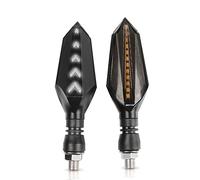HQEJKCIOF Motorbike Turning Indicators Universal LED Flexible Turn Signal Indicator Amber Light For For GSX-R GSXR 600 750 1000 K1 K2 K3 K4 K5 K6