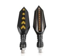 HQEJKCIOF Motorbike Turning Indicators Universal LED Flexible Turn Signal Indicator Amber Light For For GSX-R GSXR 600 750 1000 K1 K2 K3 K4 K5 K6