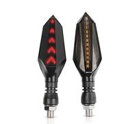 HQEJKCIOF Motorbike Turning Indicators Universal LED Flexible Turn Signal Indicator Amber Light For For GSX-R GSXR 600 750 1000 K1 K2 K3 K4 K5 K6