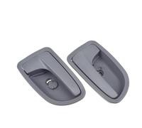 HQGQCEZEK 2 PCS for Kia for Rio 1.6L 2003 2004 2005 Grey Front Rear Left Right Interior Car Door Handle Driver Passenger 82610FD000 82620FD000 Interior Door Handle