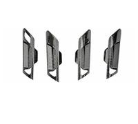HQGQCEZEK 4Pcs Car Interior Door Handle Bowl Trim for Golf MK6 2010 2011 2012 2013 Carbon Fiber Interior Door Handle