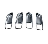 HQGQCEZEK Car Black Interior Door Handle Bowl Panel Decoration Cover Trim for Toyota for Corolla for Cross 2021 2022 RHD Handle Trim Replacement Interior Door Handle(Silver)