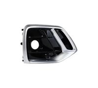 HQGQCEZEK Car Front Bumper Fog Light Grille Grill Cover With ACC Hole For Q5 SQ5 S-Line Sline Sport 2021 2022 2023 Left Right(Chrome Right)