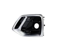 HQGQCEZEK Car Front Bumper Fog Light Grille Grill Cover With ACC Hole For Q5 SQ5 S-Line Sline Sport 2021 2022 2023 Left Right(Chrome Left)