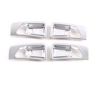 HQGQCEZEK Car Styling for Mercedes for Benz G Class W463 2007-2018ABS Chrome Car Inner Door Handle Bowl Decoration Cover Stickers Auto Accessories Interior Door Handle(Silver)