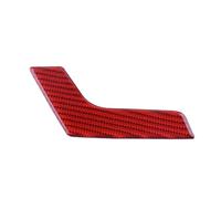 HQGQCEZEK Carbon Fiber Red Inner Door Handle Trim Cover Set Decor Fit for Mercedes for Benz C Class W204 2007 2008 2009 2010 2011 2012 2013 Interior Door Handle