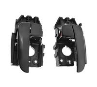 HQGQCEZEK Front After Left Right Car Interior Door Handle Black ABS Handles for Hyundai for Elantra 2001-2006 826102D000 826202D000 CA AX Interior Door Handle(A Pair)