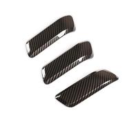 HQGQCEZEK Interior Door Handle for L&and R&Over for Defender 90 110 2020 2021 2022 ABS Car Door Handle Cover 3 Pcs Modification Accessories (Low Version Inner Door Pull Handle Trim(Carbon,for 110)